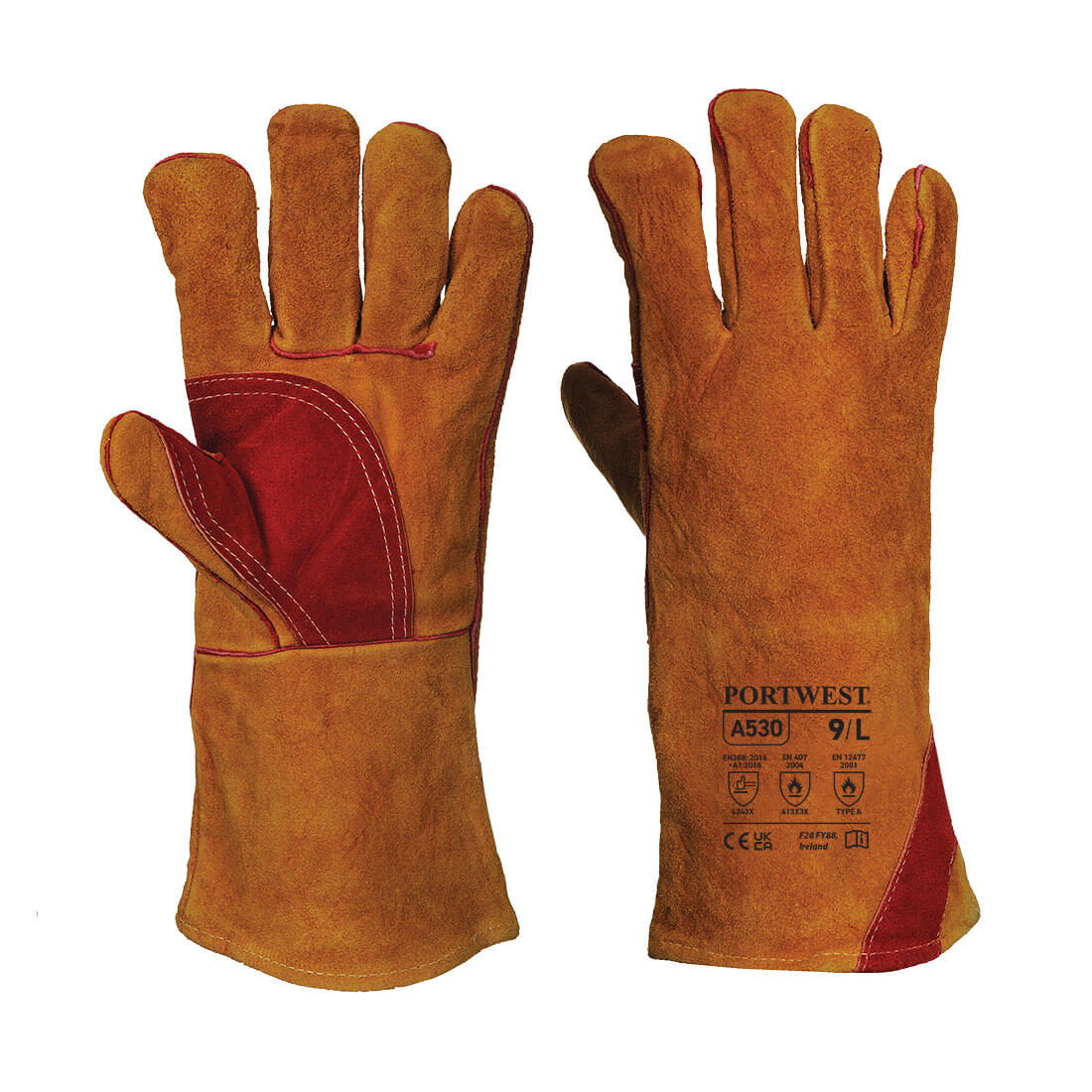 Portwest Welding Leather Gauntlet Portwest Welding Leather Gauntlet